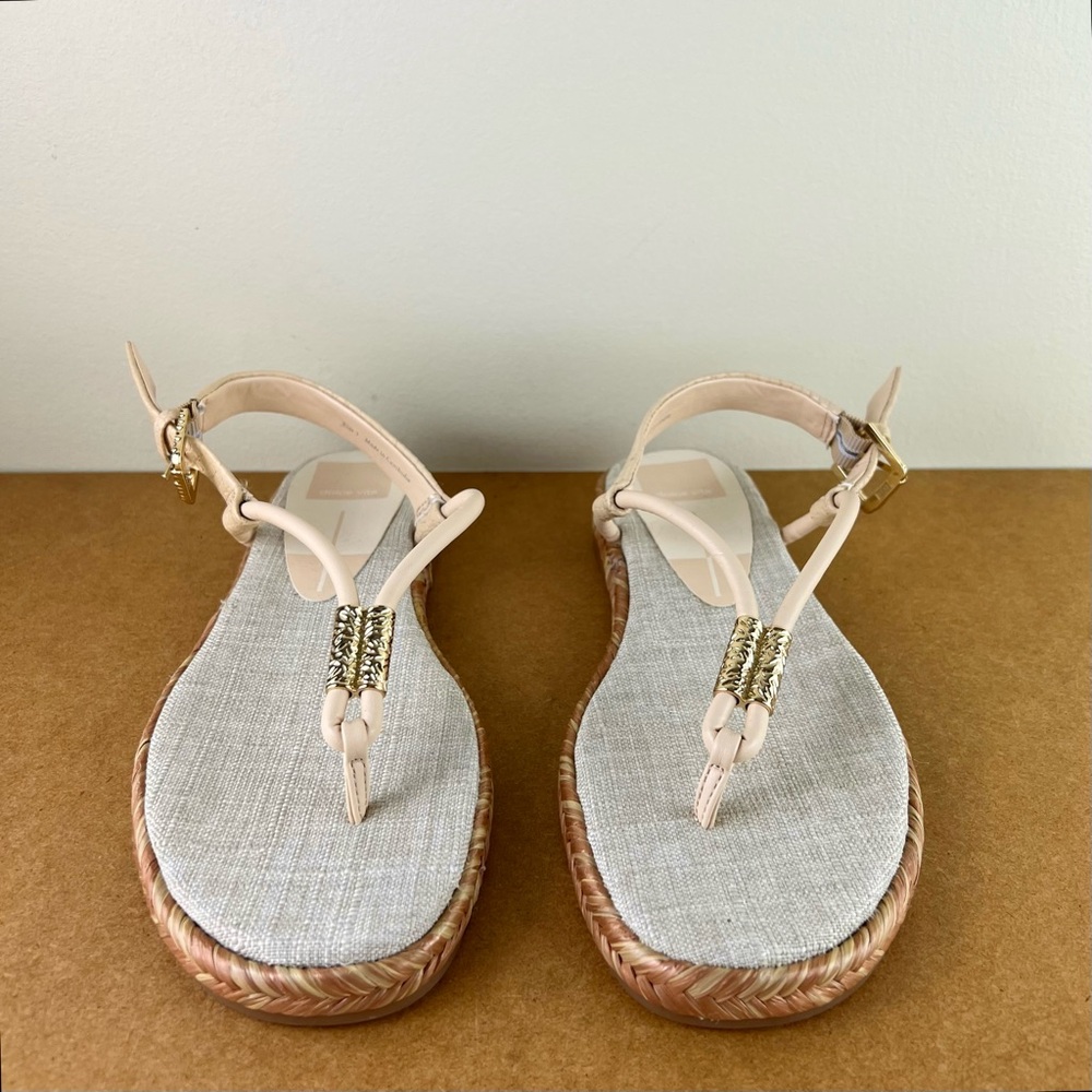 NEW DOLCE VITA BEIGE SLINGBACK SANDALS - Picture 9 of 12